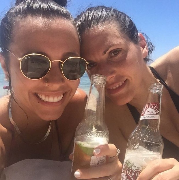 Angelis Borges e Nina Fisher (Foto: Instagram / Reprodução)