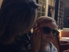 Claudia Leitte mostra filho caçula em foto fofa com óculos escuros