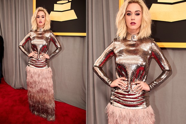 Katy Perry no Grammy (Foto: Agência Getty Images)