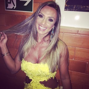 Nicole Bahls em festa de Hugo Gloss na Zona Sul do Rio (Foto: Instagram/ Reprodução)