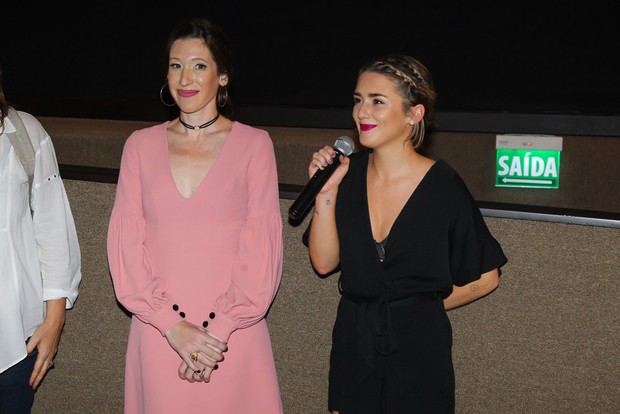 Lauren Kate e Addison Timlin apresentam filme nas salas de cinema (Foto: Manuela Scarpa/Brazil News)