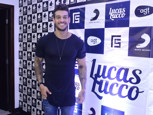Lucas Lucco em show em São Paulo (Foto: Leo Franco/ Ag. News)