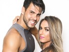 Nicole Bahls e Marcelo Bimbi posam juntinhos para campanha fitness 