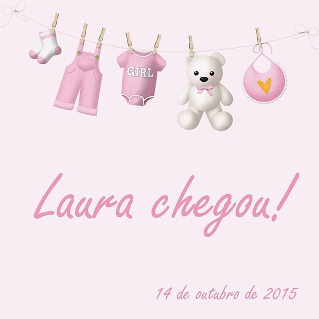 Nasce sétima neta de Roberto Carlos (Foto: Reprodução/Instagram)