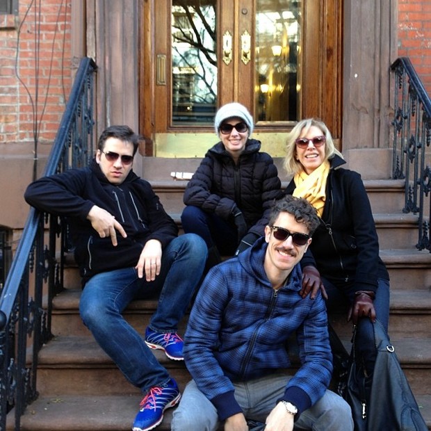 Marilia Gabriela com a familia em Nova York (Foto: Reprodução/ Instagram)