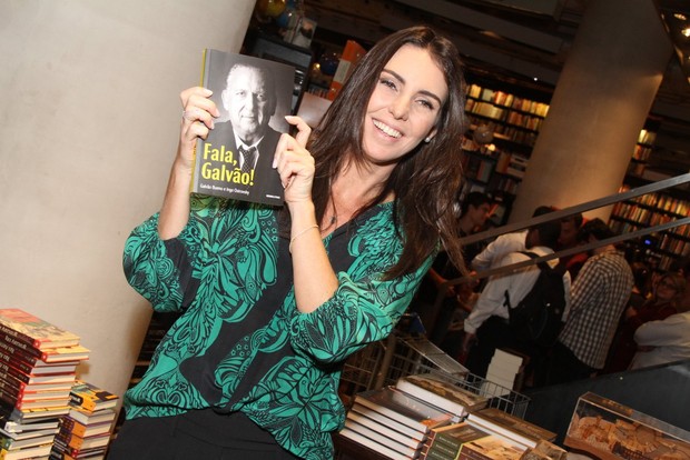 Glenda Kozlowski no lançamento da biografia de Galvão Bueno no Rio (Foto: Thyago Andrade/Fotorio News)