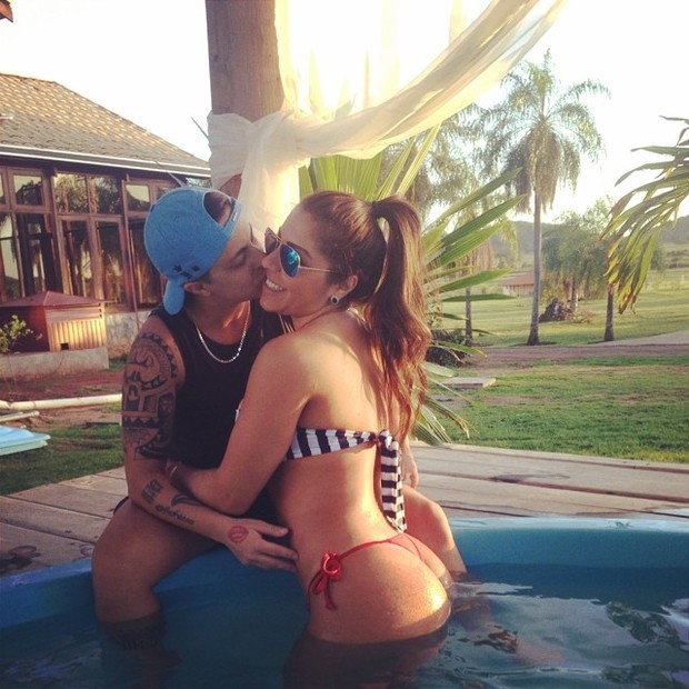 Thammy Miranda e a namorada, Andressa (Foto: Instagram / Reprodução)