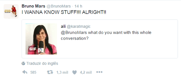 Bruno Mars (Foto: Reprodução / Twitter)