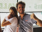 Felipe Andreoli posta foto com a esposa Rafa Brites e o filho Rocco