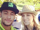 Christine Fernandes tieta Neymar na Granja Comary: 'Garoto bom pacas'