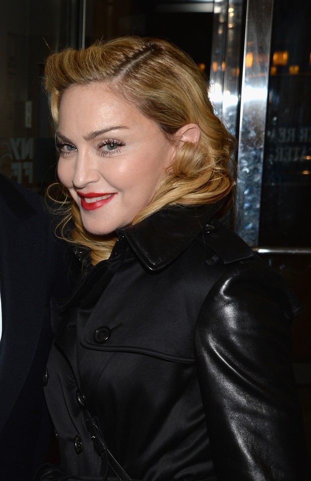 Madonna em première em Nova York, nos Estados Unidos (Foto: Dimitrios Kambouris/ Getty Images/ AFP)