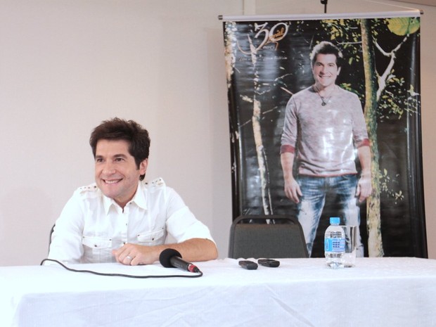 Daniel em coletiva de imprensa (Foto: Leo Franco / AgNews)