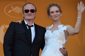 Quentin Tarantino e Uma Thurman (Foto: AFP / Agência)
