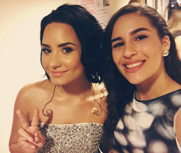 Demi Lovato e Lívian Aragão (Foto: Reprodução/Instagram)