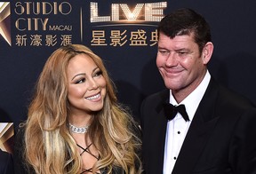 Mariah Carey e o bilionário australiano James Packer (Foto: AFP)