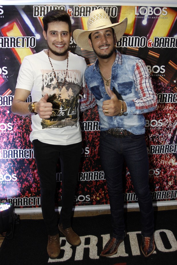 Bruno e Barretto (Foto: Celso Tavares/EGO)