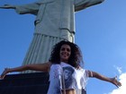 Noemí, do 'Gran Hermano', faz passeios turísticos no Rio