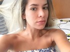 Adriana Sant'anna posa sem maquiagem: 'Tá difícil a cara hoje'