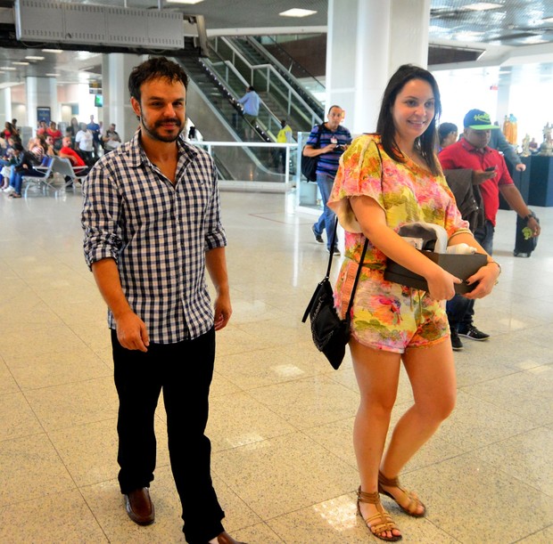 Adrilles no aeroporto Santos Dumont (Foto: William Oda / AgNews)
