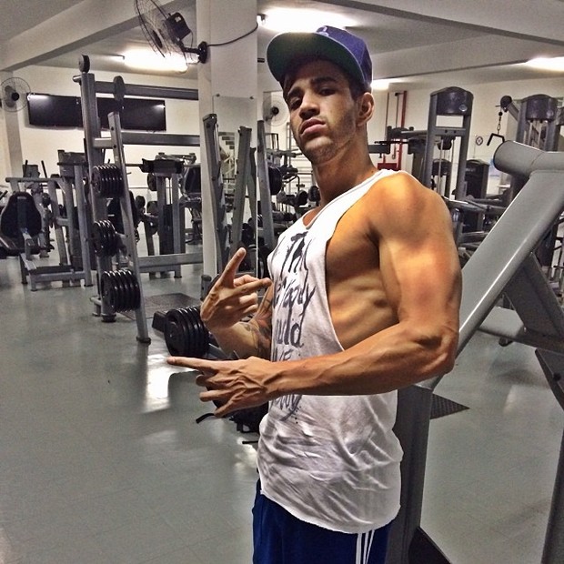 Gusttavo Lima posa após se exercitar (Foto: Instagram/ Reprodução)