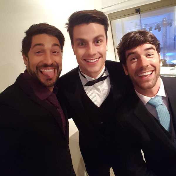 Victor Pecoraro, Paulo Dalagnoli e Marcos Pitombo (Foto: Reprodução/Instagram)