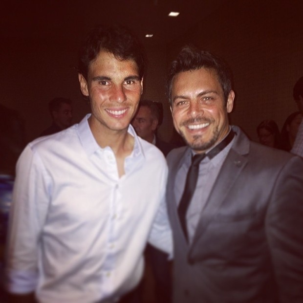 Rafael Nadal e Luigi Baricelli (Foto: Instagram/ Reprodução)