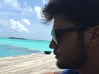 Preta Gil posta foto do marido durante lua de mel nas Ilhas Maldivas