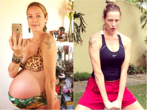 Luana Piovani antes e depois (Foto: Reprodução / Instagram)