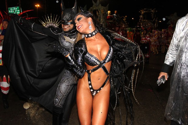 Cacau Colucci no carnaval em São Paulo (Foto: Celso Tavares/ EGO)