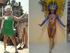 Ex-rainha de bateria da Mangueira emagrece 23 kg: 'Não faço mais dieta'