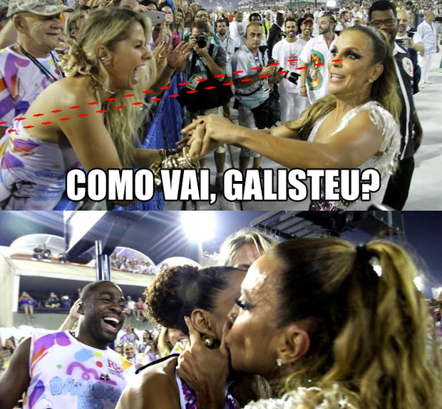 Memes do Desfile das Campeãs (Foto: Marcos Ferreira/ Brazil News)