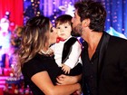 Sandro Pedroso e Jéssica Costa fazem festa pelo 1 ano do filho