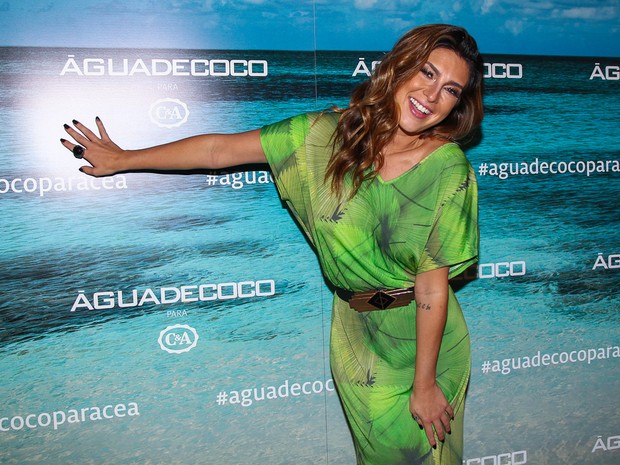 Fernanda Paes Leme em evento de moda em São Paulo (Foto: Manuela Scarpa/ Foto Rio News)