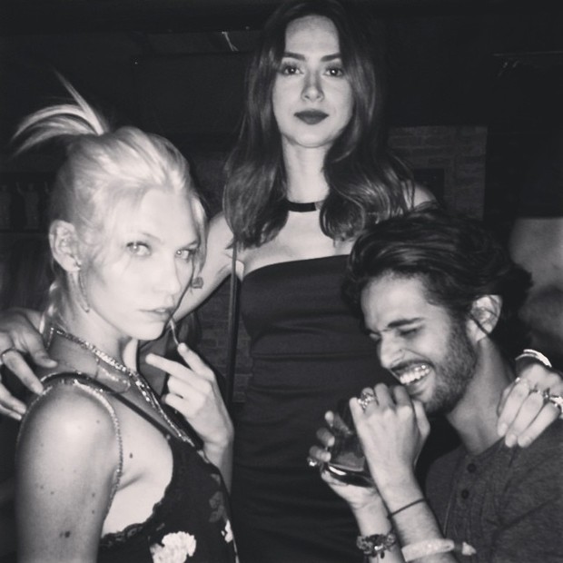 Aline Weber com Thaila Ayala e André Nicolau em boate em Nova York, nos Estados Unidos (Foto: Instagram/ Reprodução)