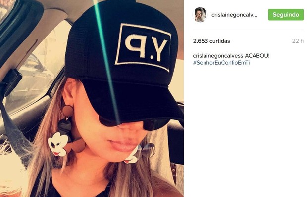 Crislaine Gonçalves anuncia fim do noivado com Nego do Borel (Foto: Reprodução/Instagram)