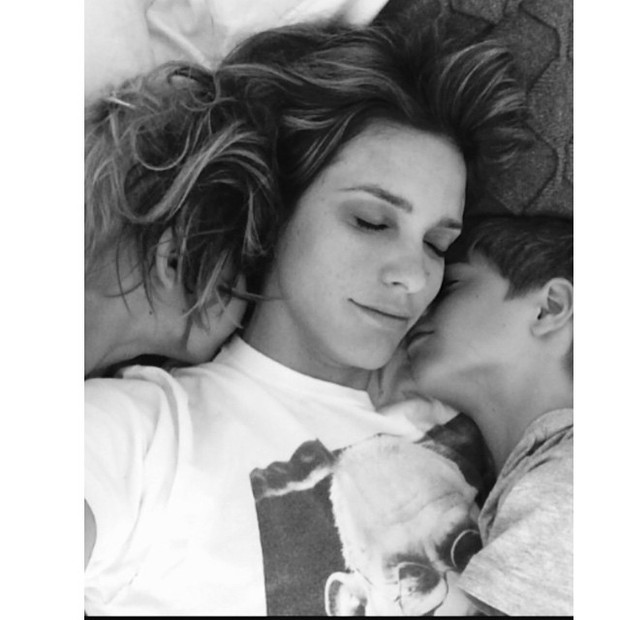 Fernanda Lima com o filho (Foto: Reprodução/ Instagram)