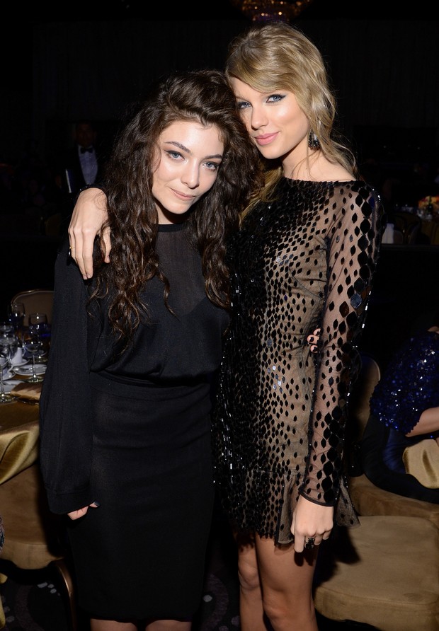 Taylor Swift e Lorde (Foto: AFP)