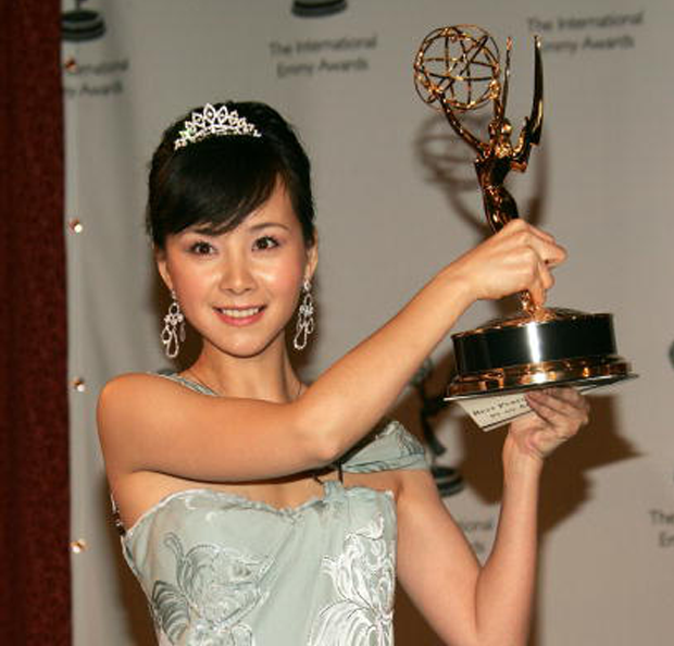 He Lin no Emmy Internacional (Foto: Evan Agostini / Getty Images)