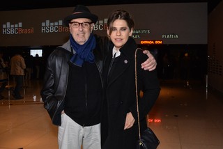 Hector Babenco e Bárbara Paz em show em São Paulo (Foto: Caio Duran/ Ag. News)