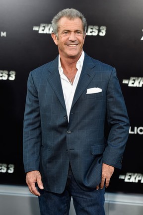 Mel Gibson em première em Los Angeles, nos Estados Unidos (Foto: Frazer Harrison/ Getty Images/ AFP)
