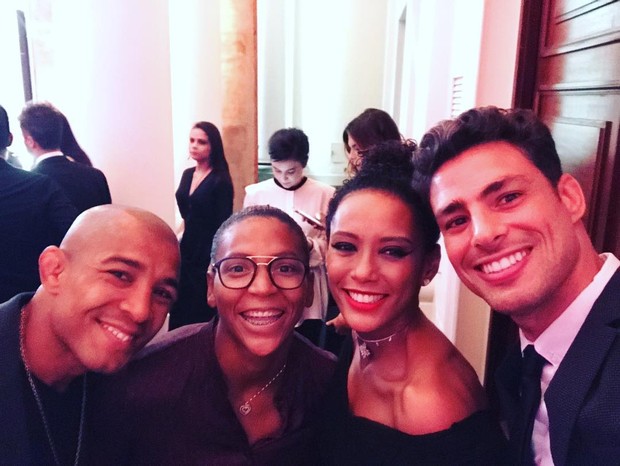 José Aldo, Rafaela Silva, Tais Araújo e Cauã Reymond  (Foto: Instagram / Reprodução)
