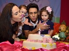 Vídeo: Perlla comemora os 2 anos da filha com festa e bênção evangélica