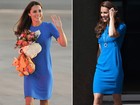 Mesmo manequim: Kate Middleton repete vestido de antes da gravidez