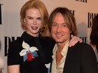 Nicole Kidman acompanha o marido, Keith Urban, em prêmio de música