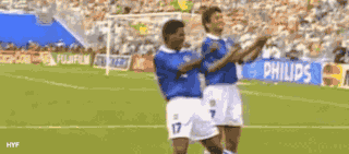Romário e Bebeto na Copa de 1994 (Foto: Reprodução)
