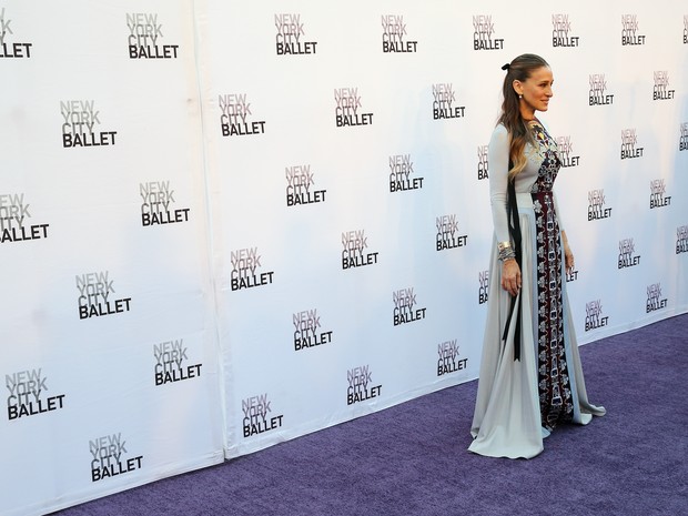Sarah Jessica Parker em evento de gala em Nova York, nos Estados Unidos (Foto: Neilson Barnard/ Getty Images/ AFP)