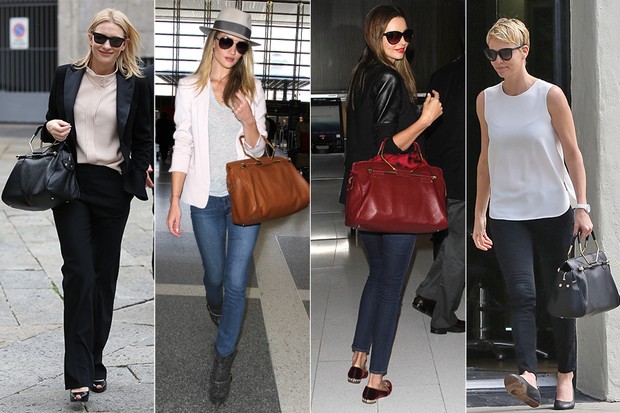 Bolsa Bombette - Cate Blanchett, Rosie Huntington, Miranda Kerr e Charlize Theron (Foto: Splash News | Grosby Group | Honopix)