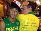 Amigos parabenizam Neymar pelo aniversário