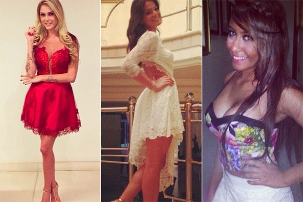 Enquete Looks de Réveillon - Bárbara Evans, Bruna Marquezine e Rafaella Santos (Foto: Instagram / Reprodução)
