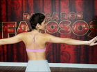 Carol Castro mostra marcas nos braços após ensaio para o 'Dança'
